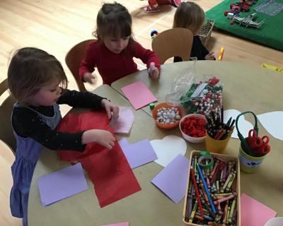 making-valentines-cards
