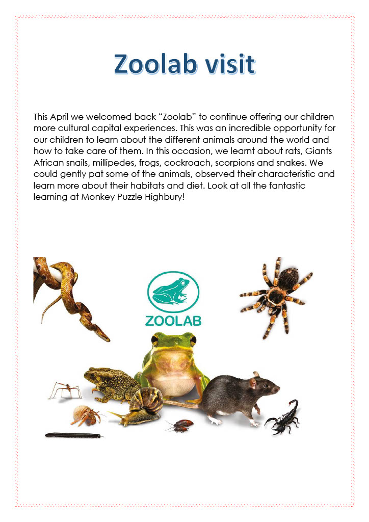 Zoolab Bulletin Page 1